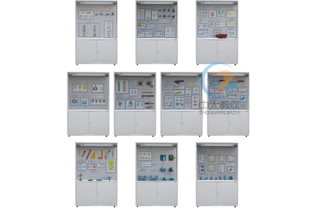 《焊、鉚工工藝學(xué)》陳列柜,焊、鉚工工藝學(xué)教學(xué)陳列柜