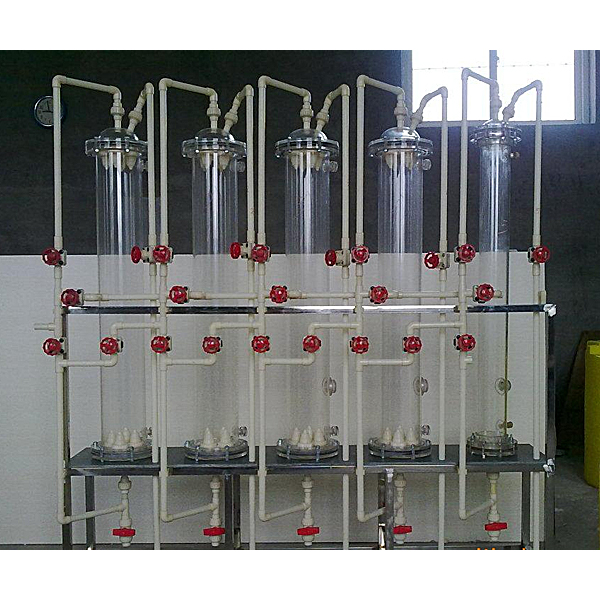 除鐵、除錳處理實驗裝置(圖1) 除鐵、除錳處置整理實驗裝置,牛頭刨床擬真實驗裝置